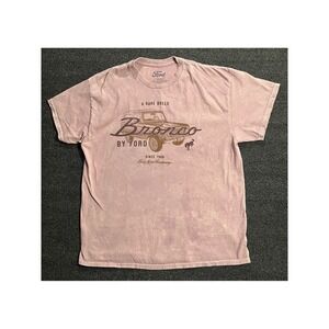 Ford Bronco Rare Breed Acid Wash Pink Faded Unisex Tshirt Size‎ XL